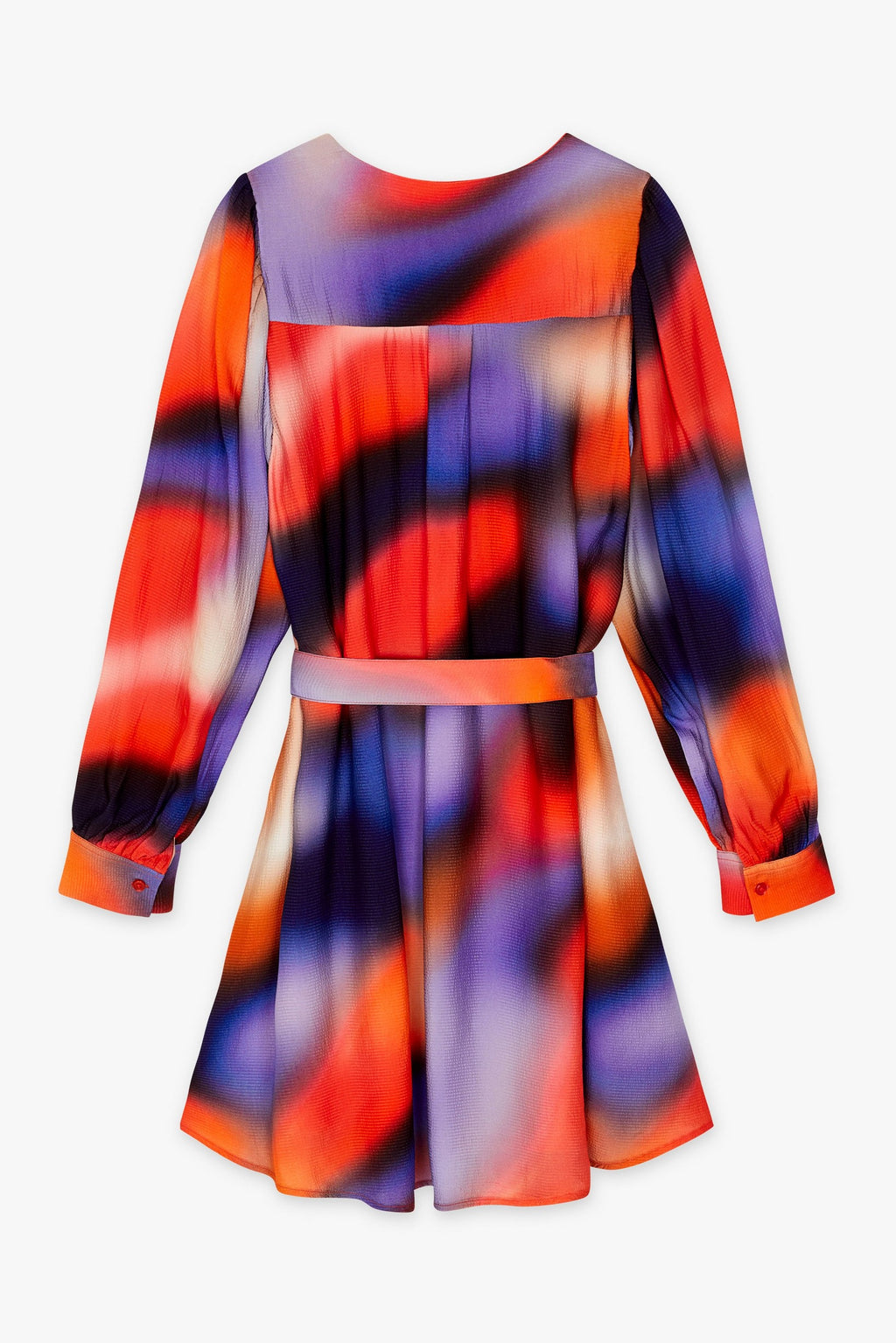 Jurken lange mouw multicolor CKS