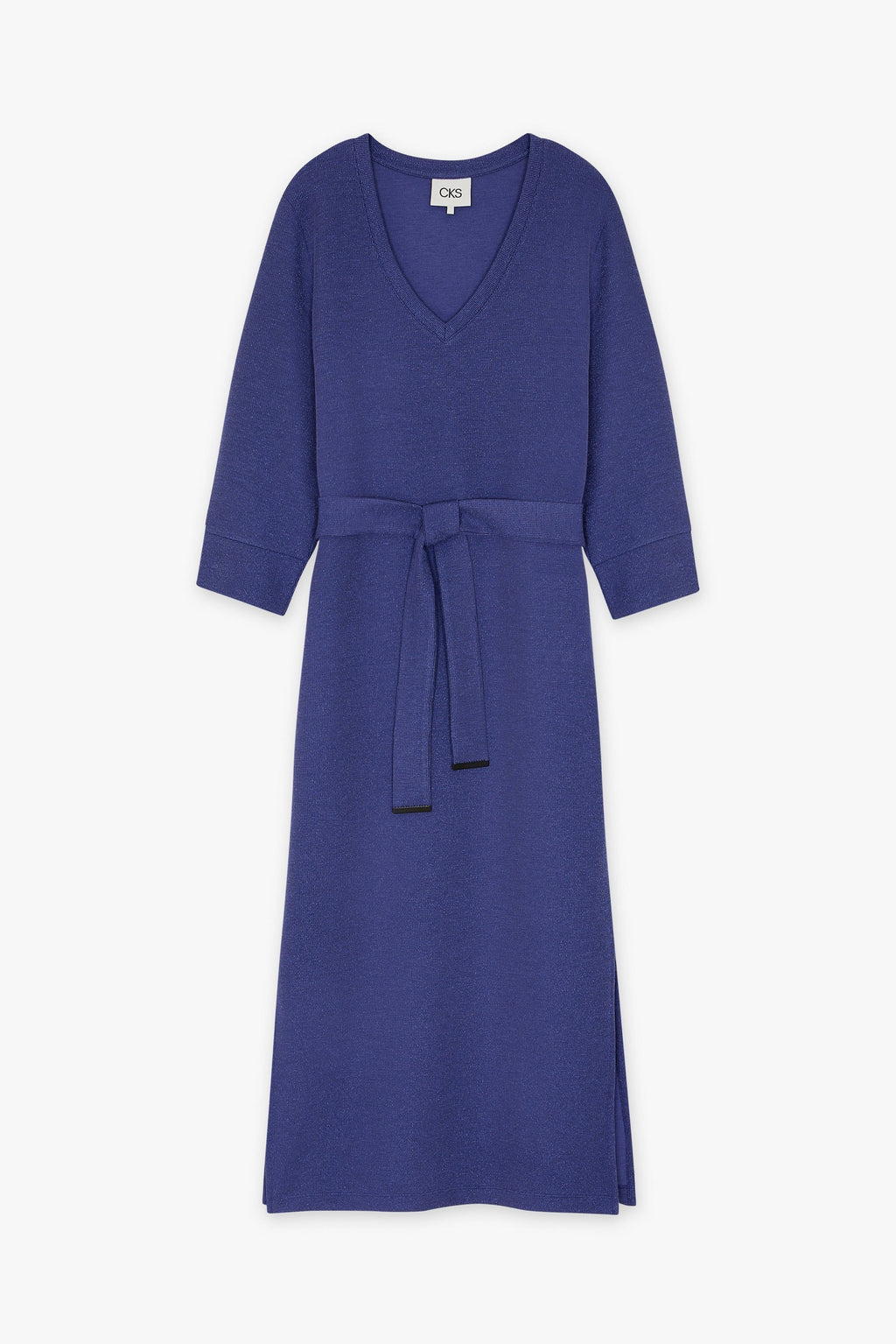 Jurken lange mouw blauw CKS