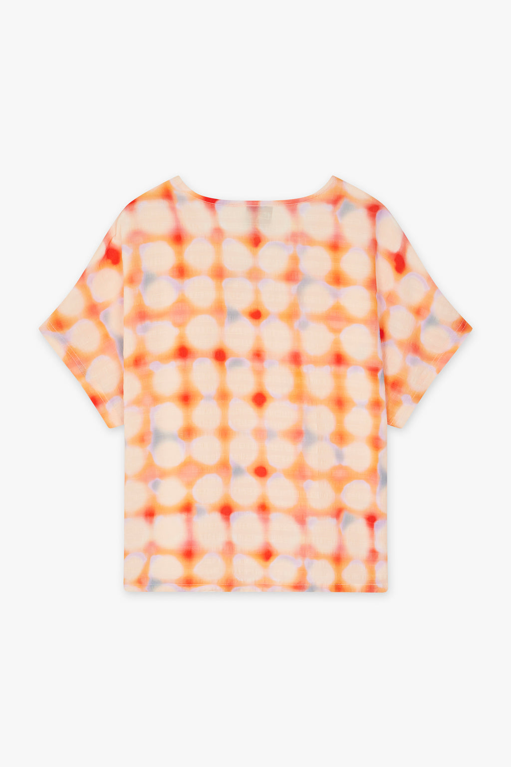 Blouses korte mouw oranje CKS