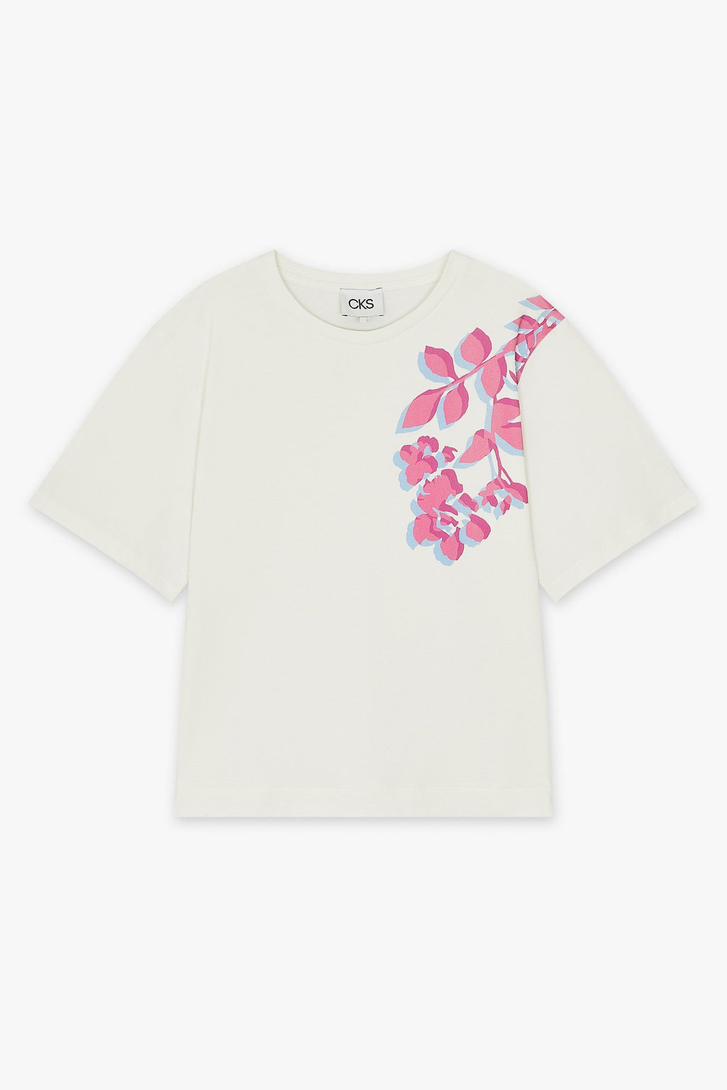 T-shirts korte mouw wit CKS