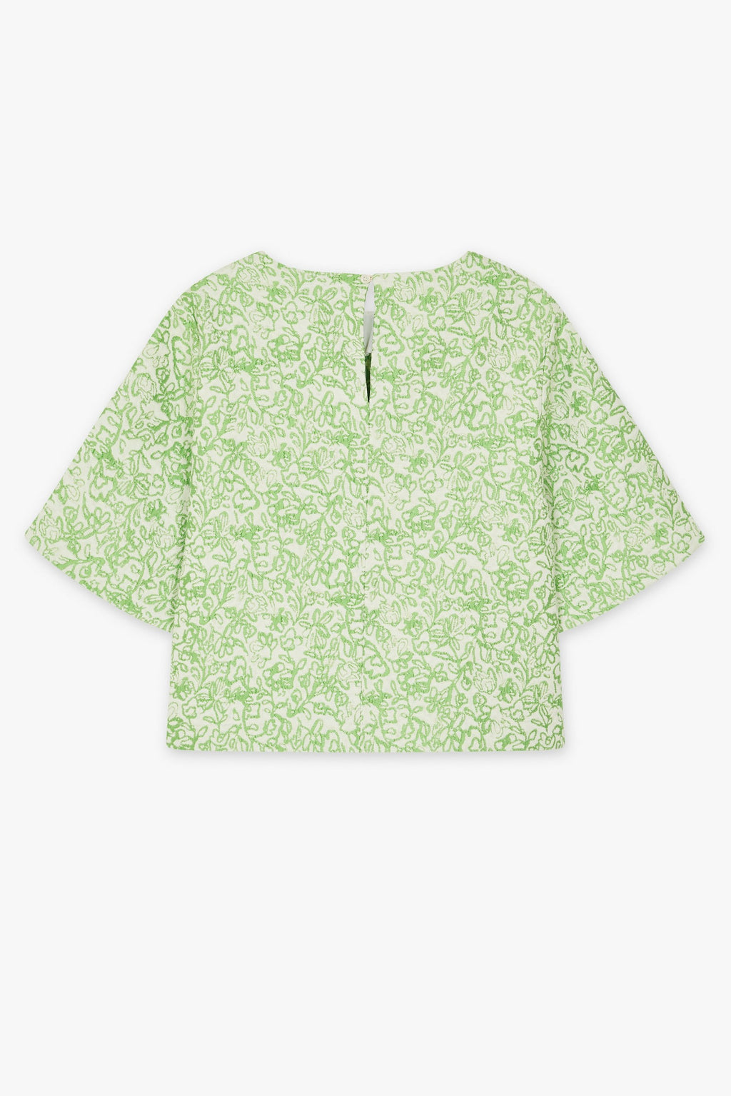 Blouses korte mouw groen CKS