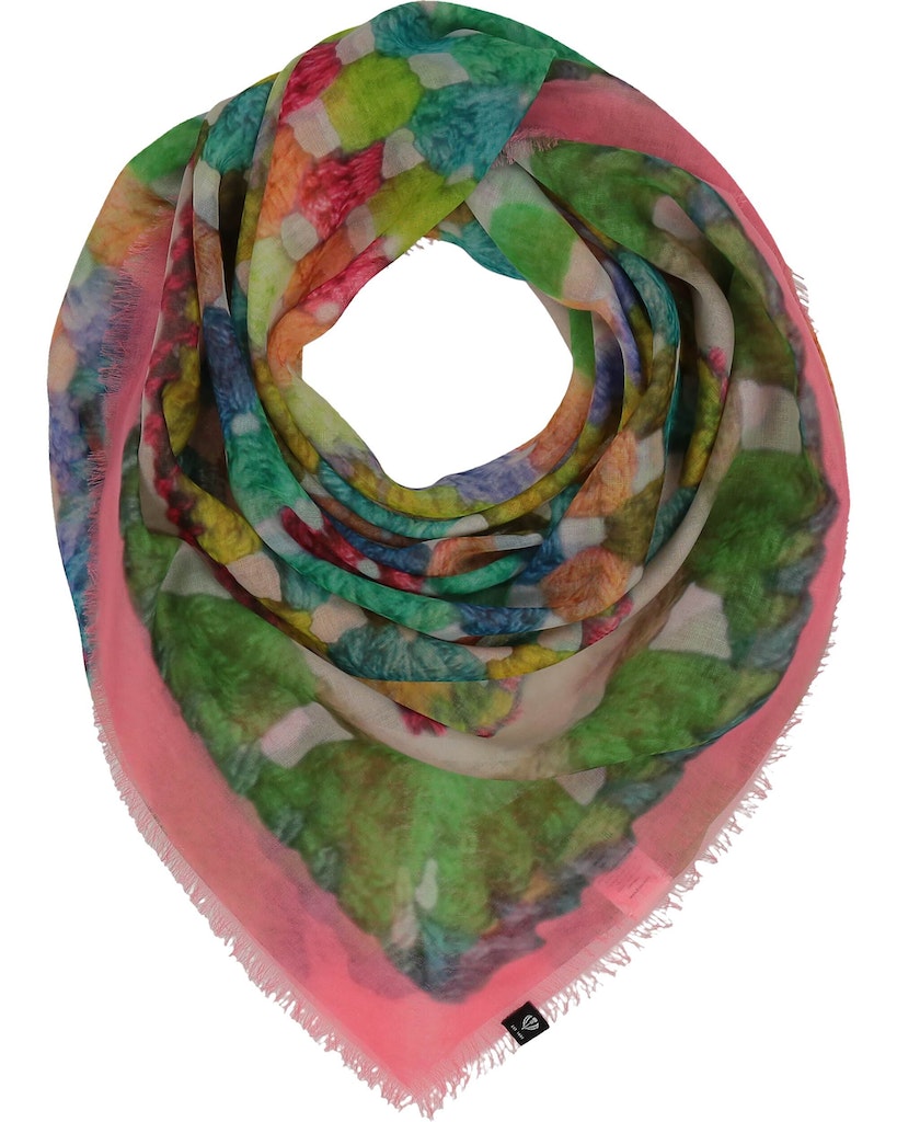 Sjaals multicolor Fraas