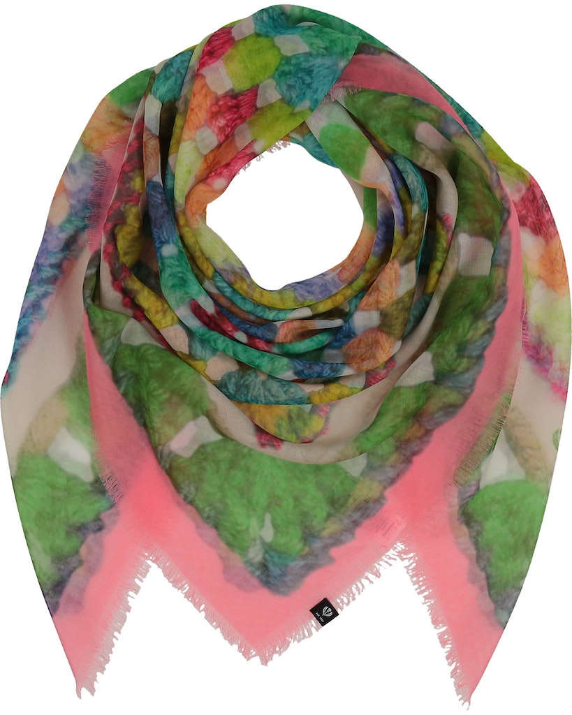 Sjaals multicolor Fraas