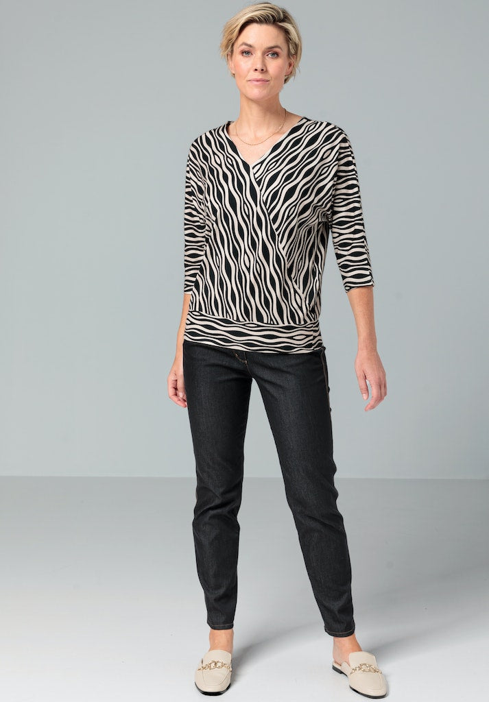 T-shirts korte mouw zwart Bianca