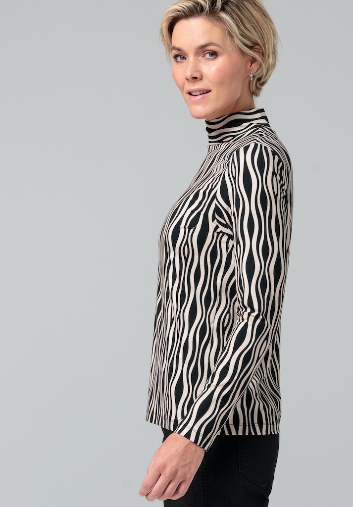 T-shirts lange mouw zwart Bianca