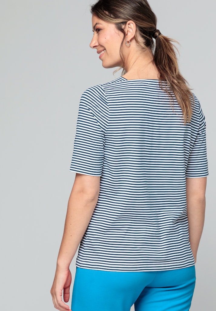 T-shirts korte mouw blauw Bianca