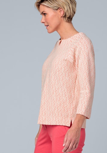 T-shirts lange mouw rood Bianca