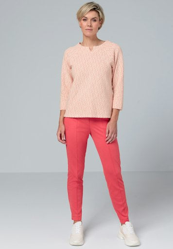 T-shirts lange mouw rood Bianca