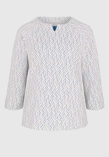 T-shirts lange mouw blauw Bianca