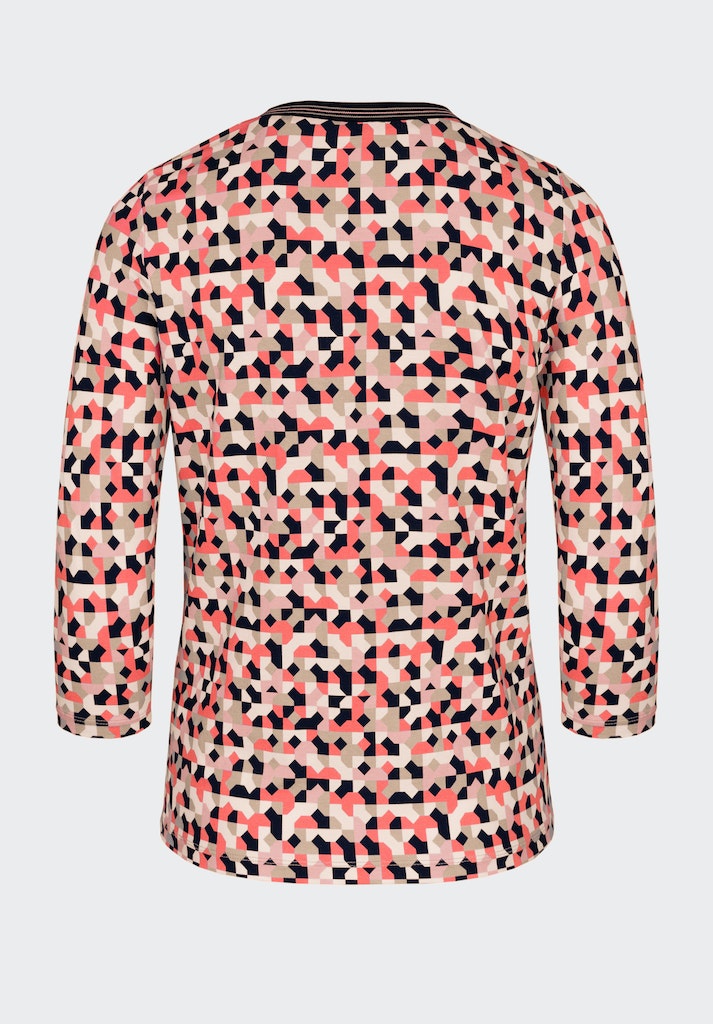 T-shirts lange mouw rood Bianca