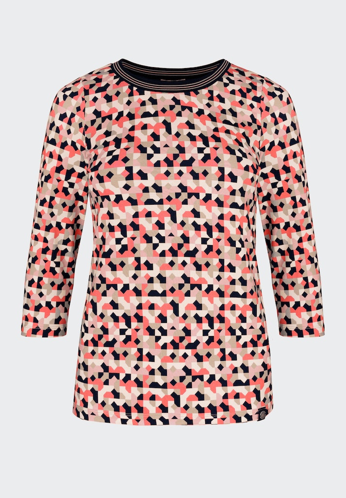 T-shirts lange mouw rood Bianca