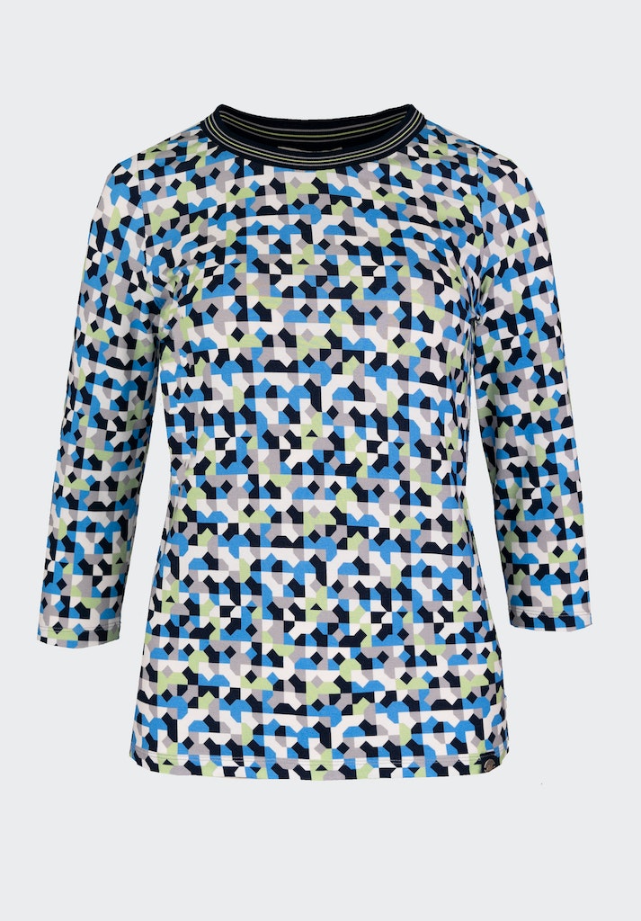 T-shirts lange mouw blauw Bianca