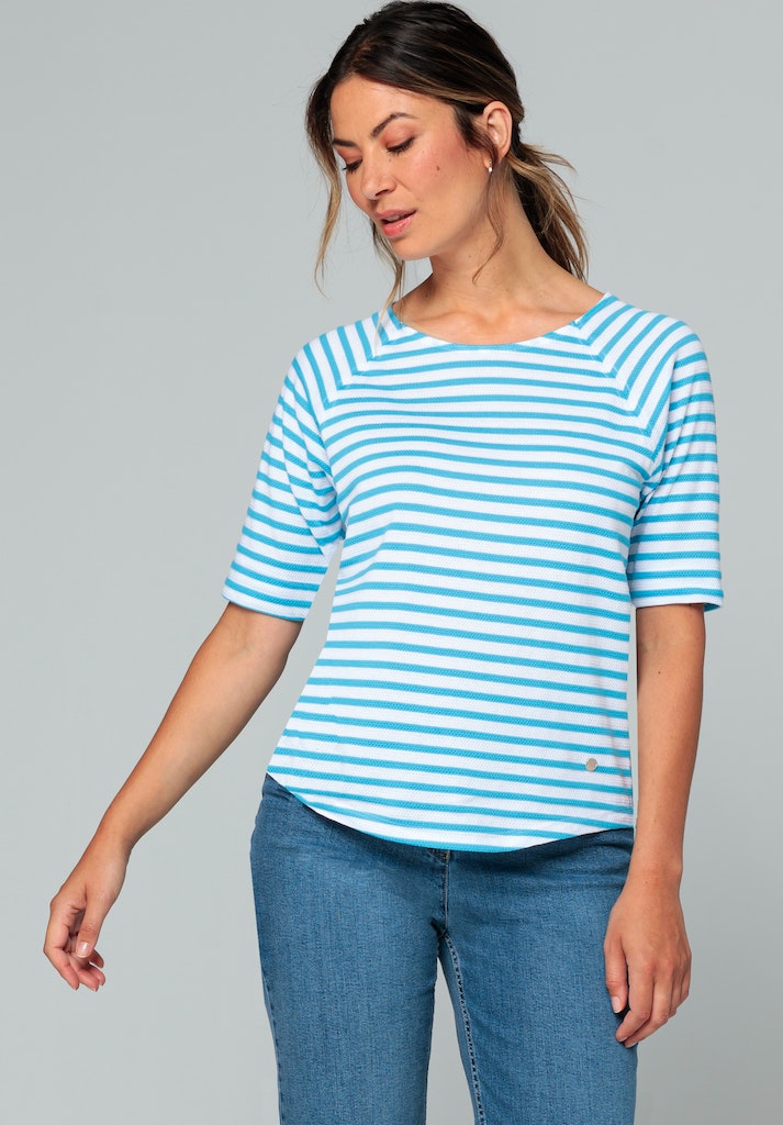 T-shirts korte mouw blauw Bianca