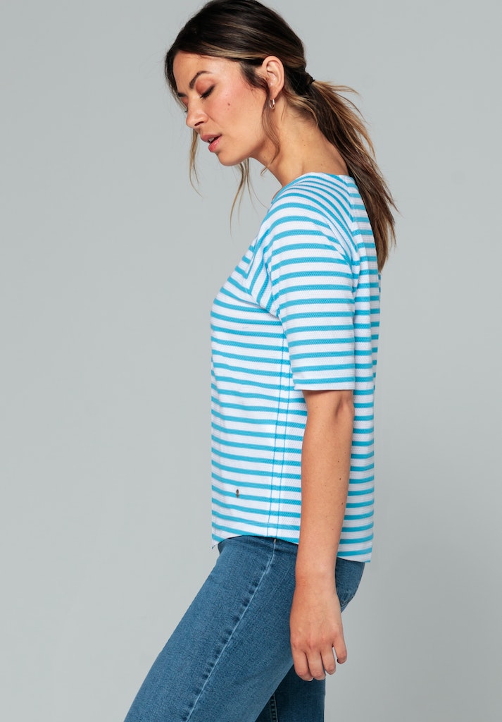 T-shirts korte mouw blauw Bianca