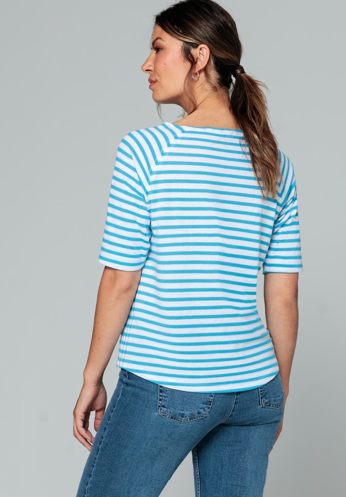 T-shirts korte mouw blauw Bianca