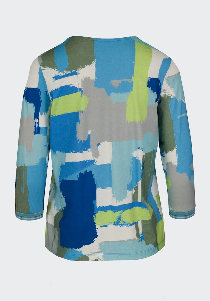 T-shirts lange mouw blauw Bianca