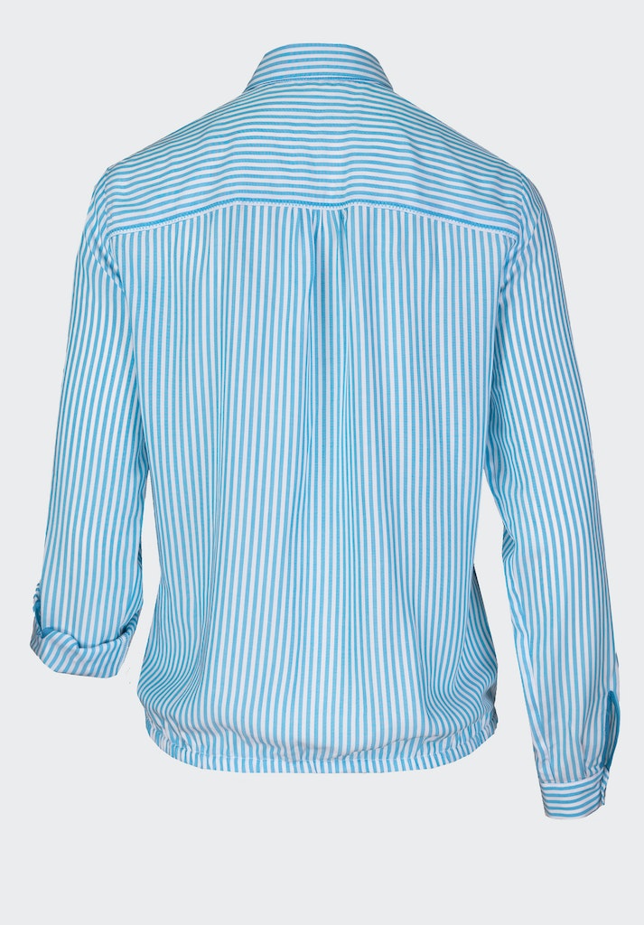 Blouses lange mouw blauw Bianca