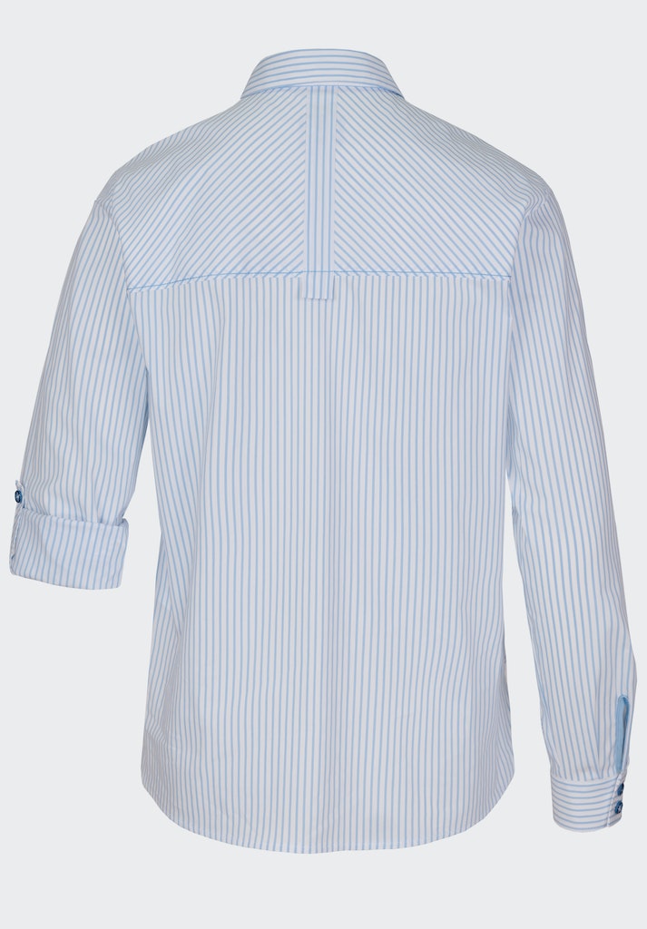 Blouses lange mouw blauw Bianca