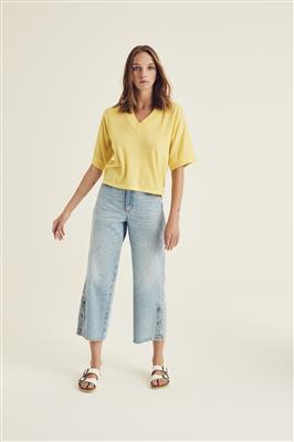 Pulls geel Terre Bleue
