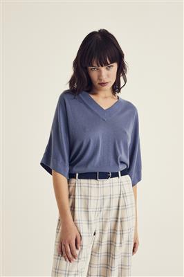 Pulls paars Terre Bleue