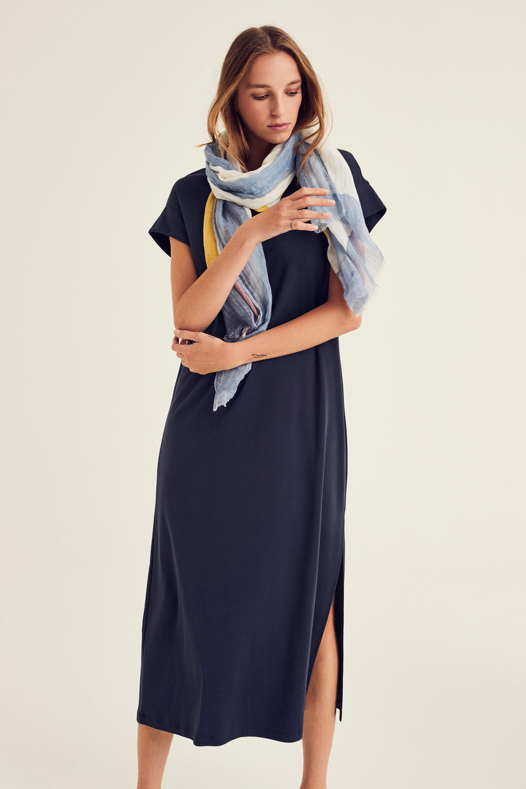 Sjaals multicolor Terre Bleue