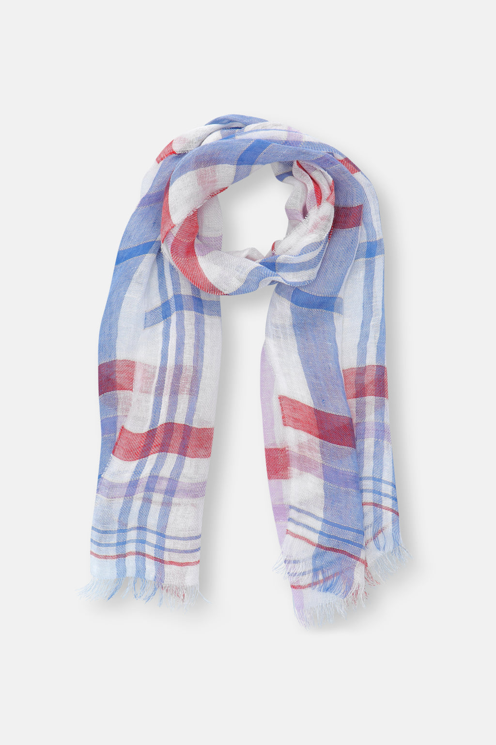 Sjaals rood Terre Bleue