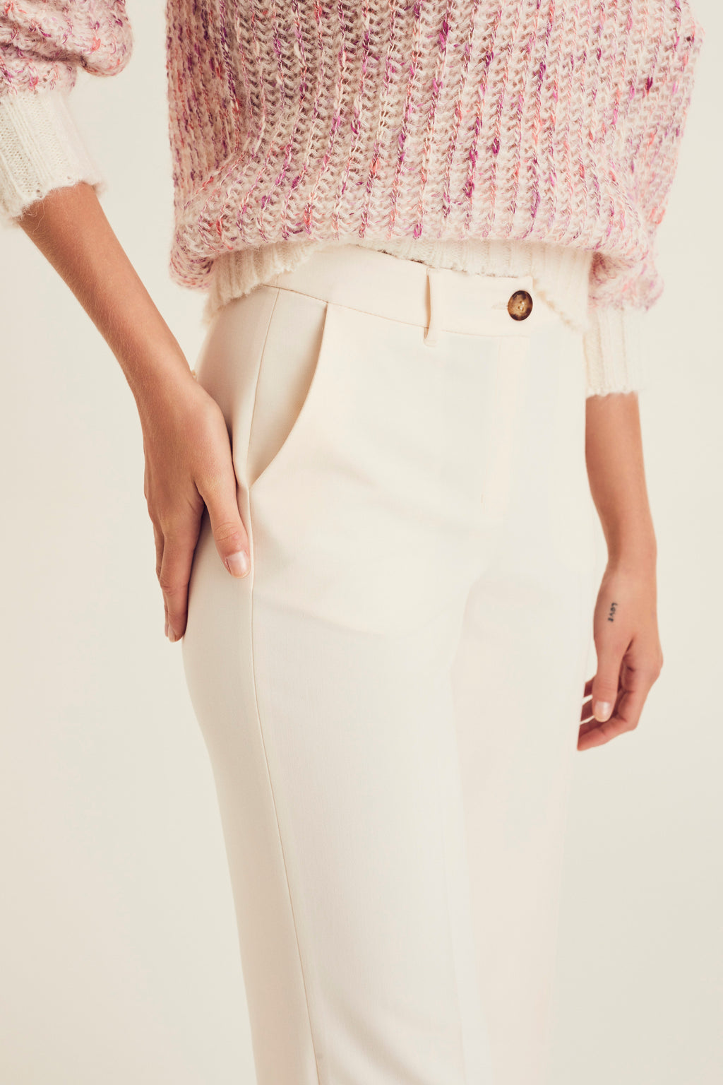 Broeken beige Terre Bleue