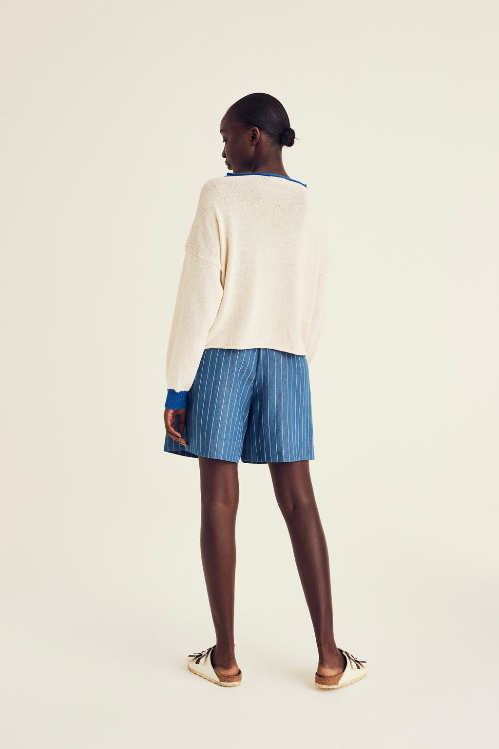 Pulls beige Terre Bleue