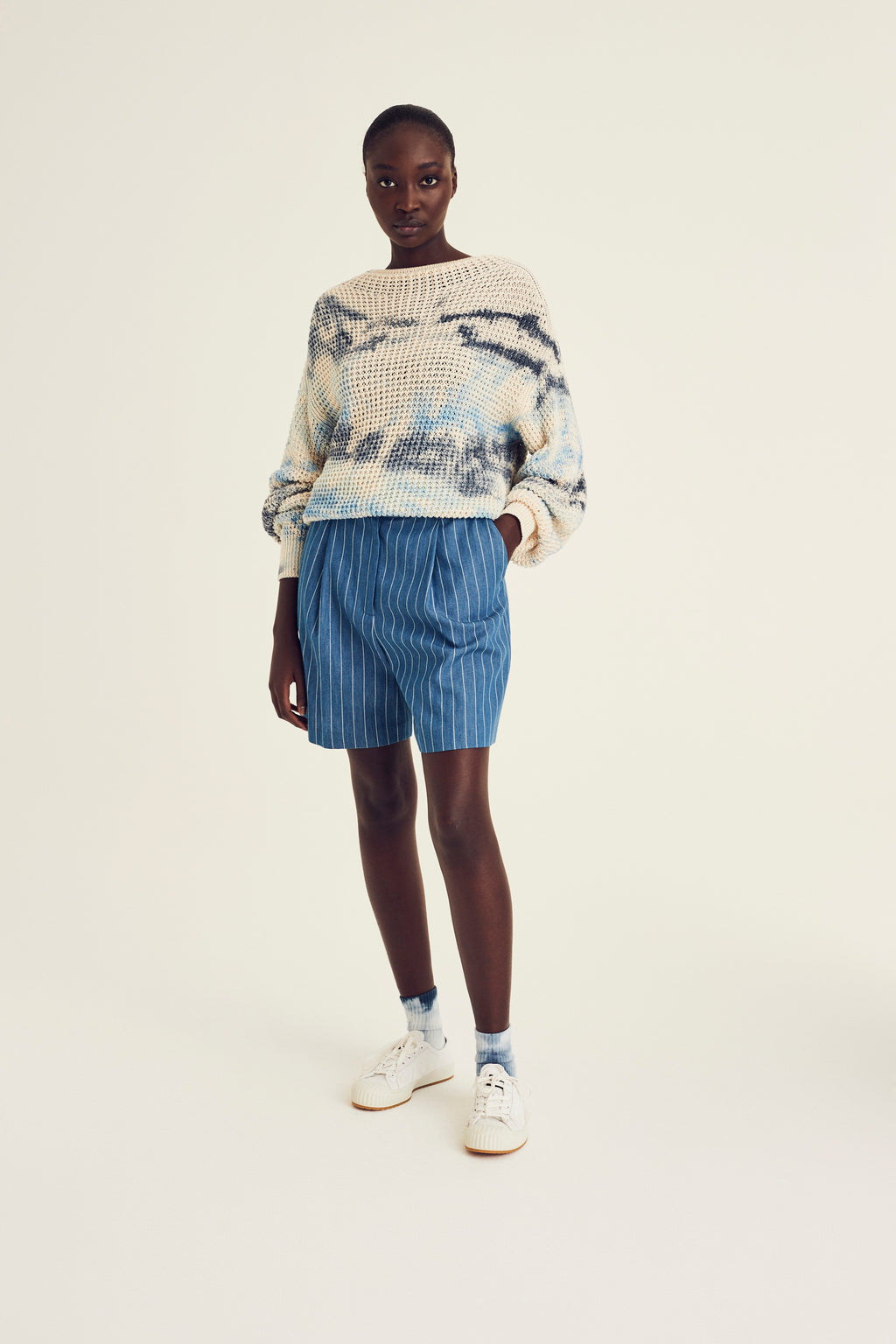 Pulls beige Terre Bleue
