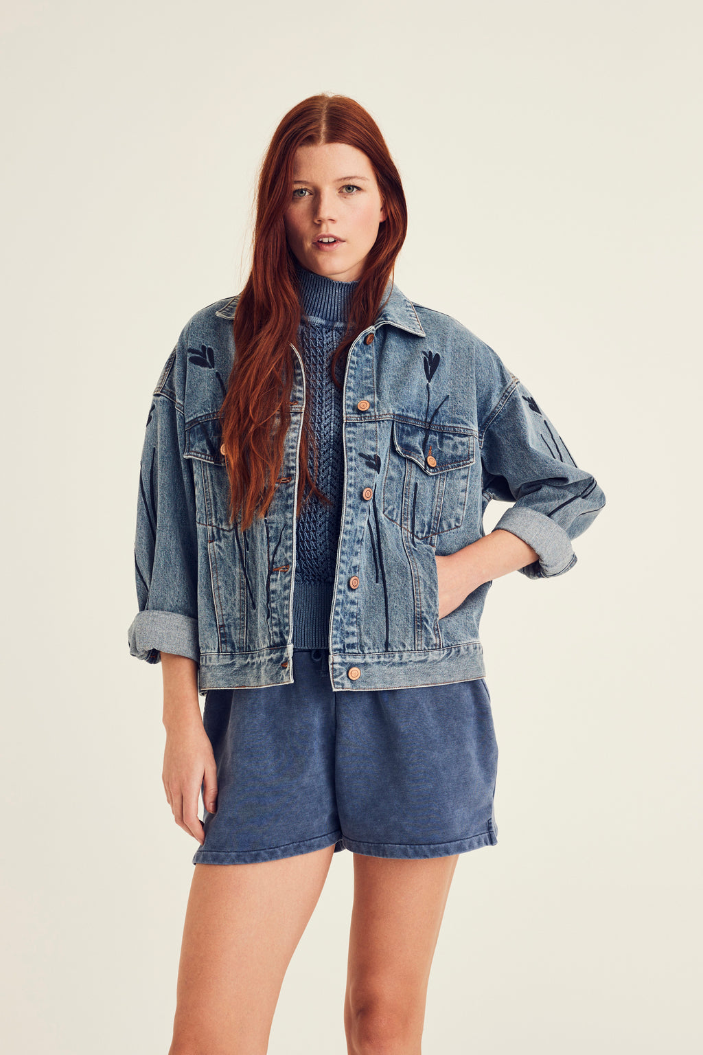 Jeansjassen blauw Terre Bleue