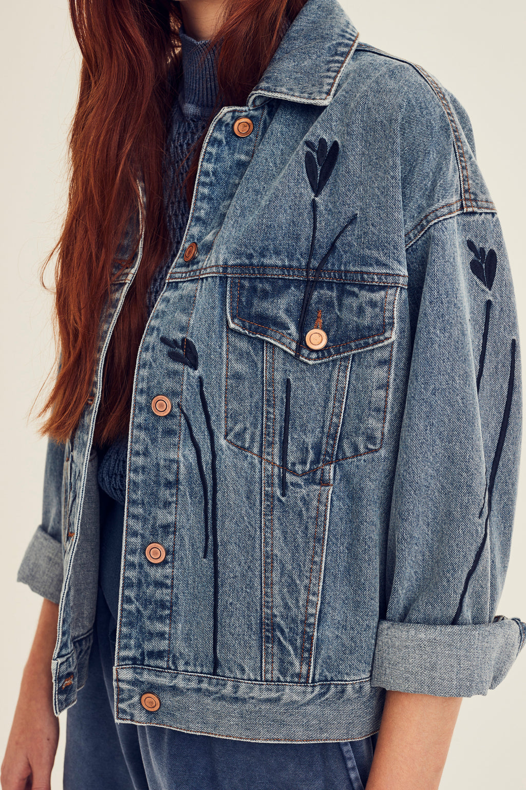 Jeansjassen blauw Terre Bleue