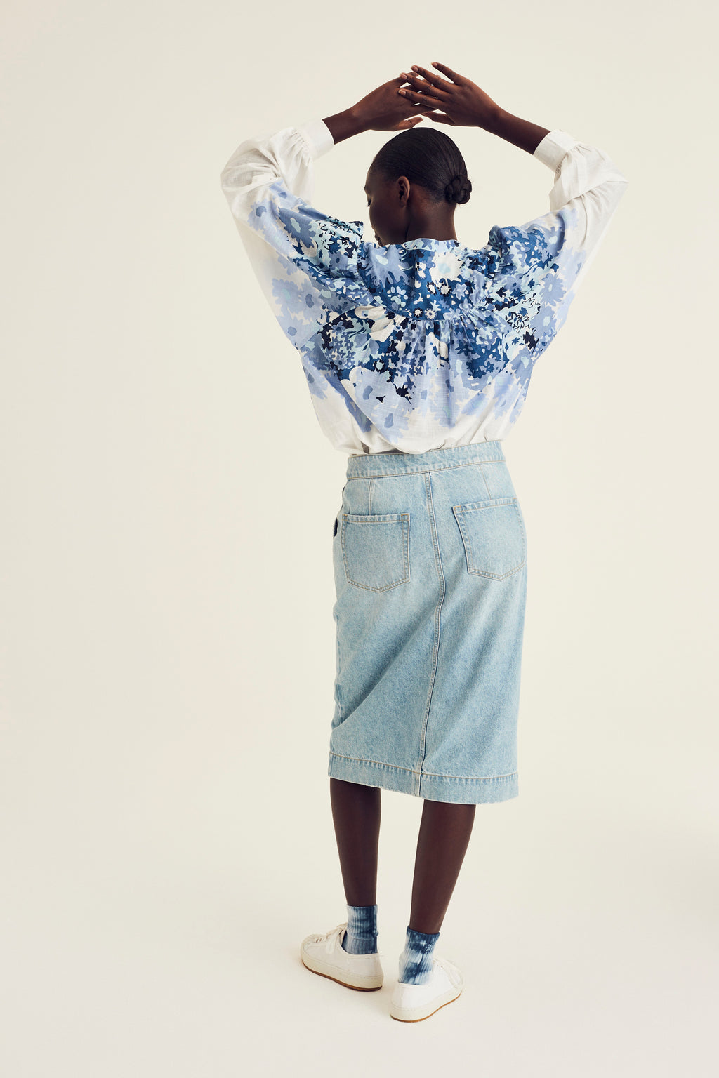 Blouses lange mouw wit Terre Bleue