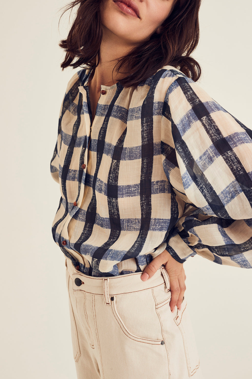 Blouses lange mouw multicolor Terre Bleue