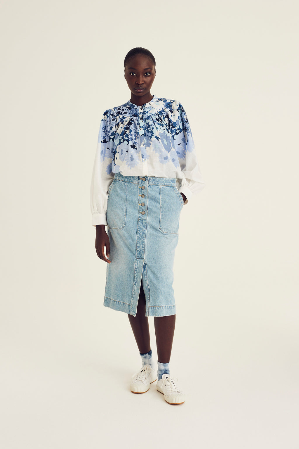 Rokken blauw Terre Bleue