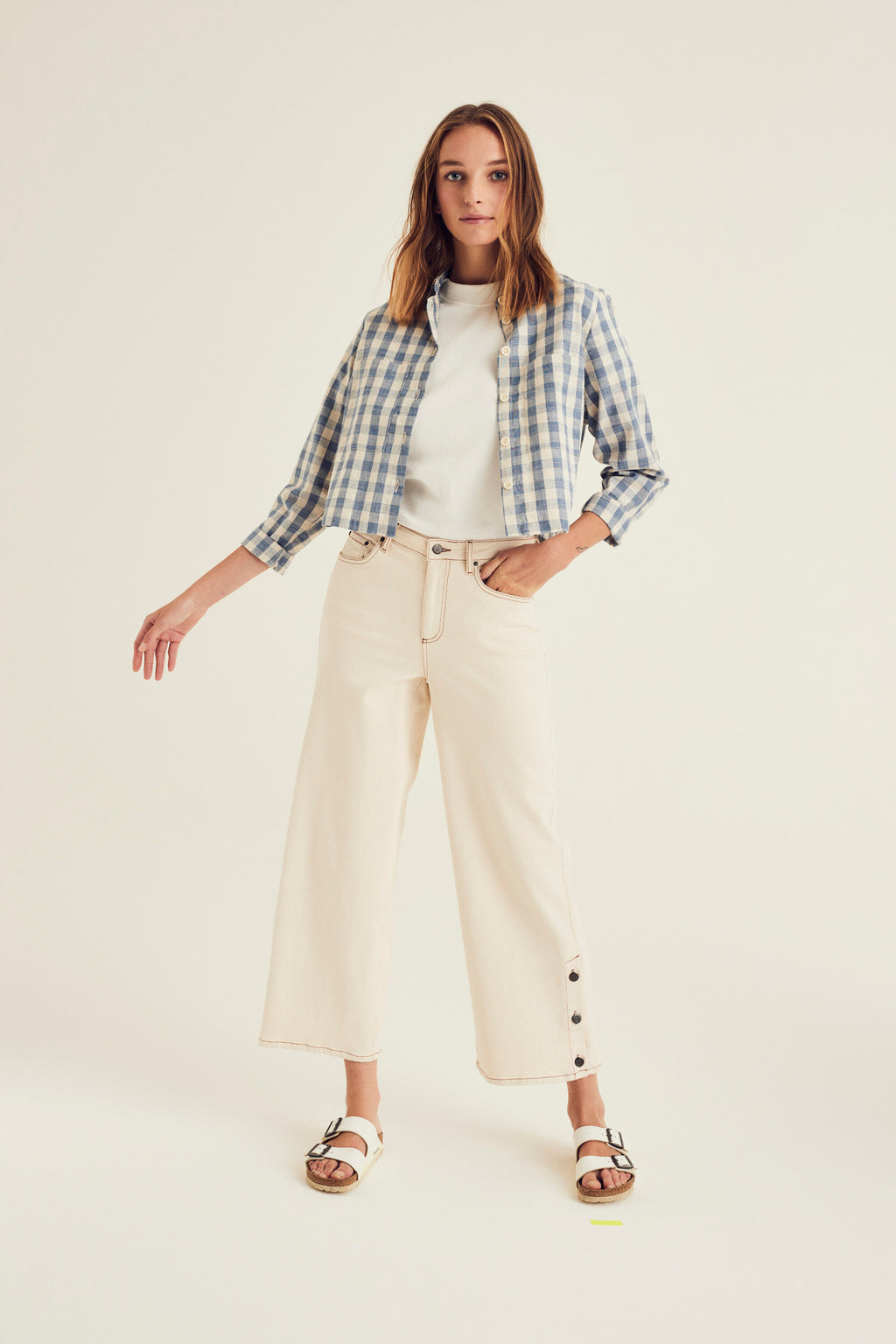 Broeken beige Terre Bleue