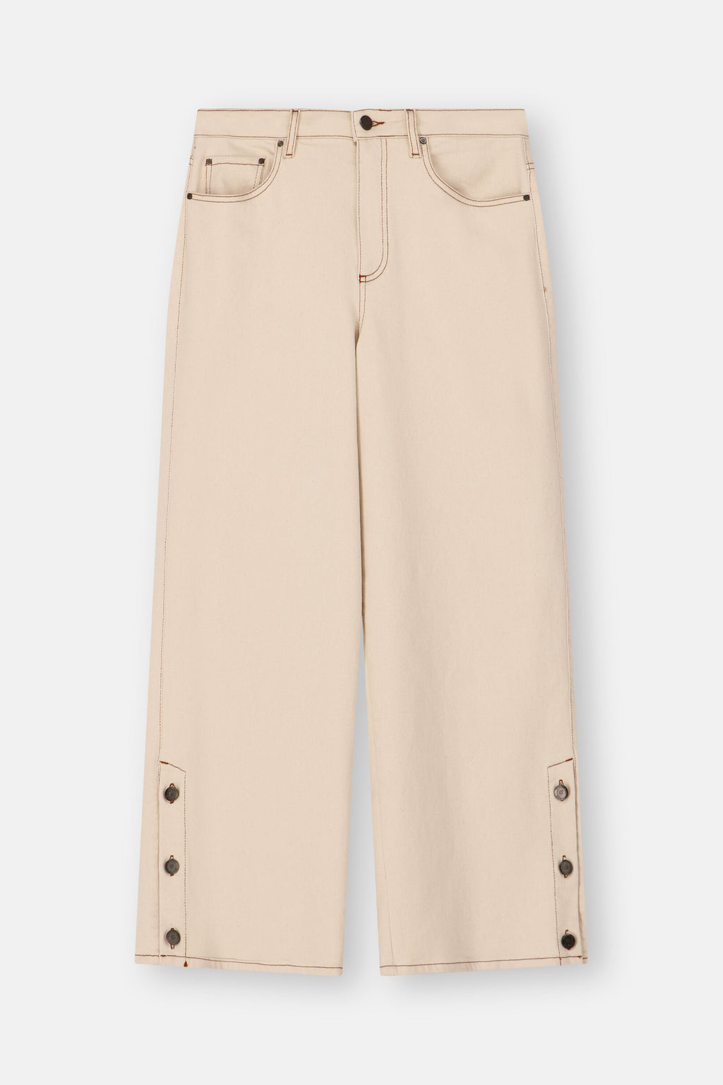 Broeken beige Terre Bleue