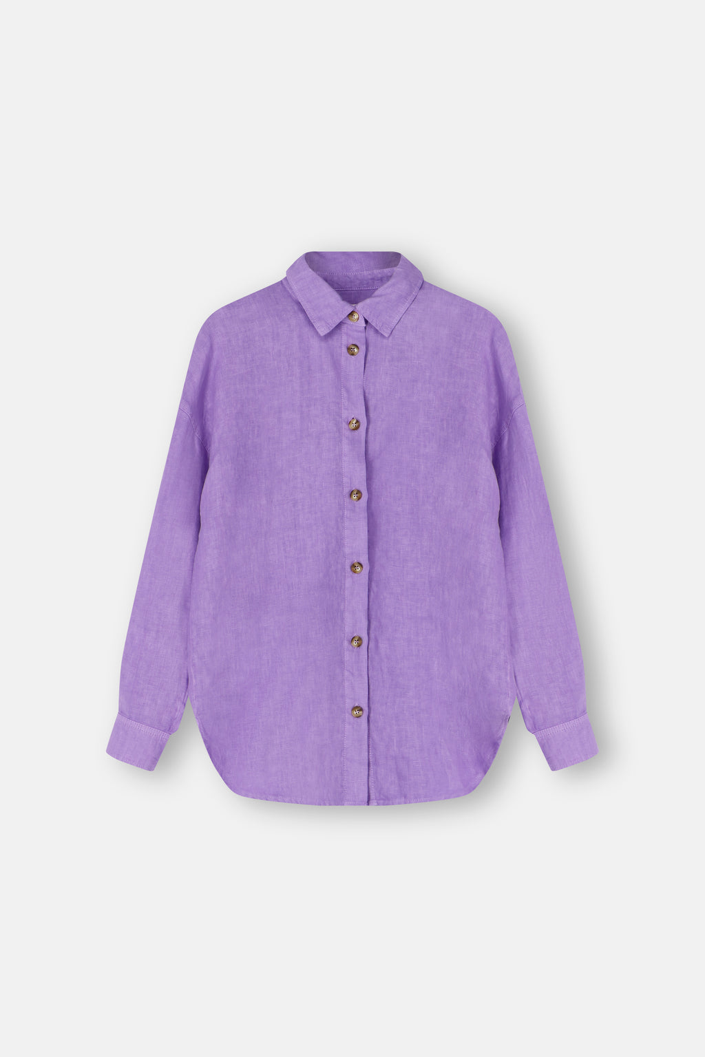 Blouses lange mouw paars Terre Bleue