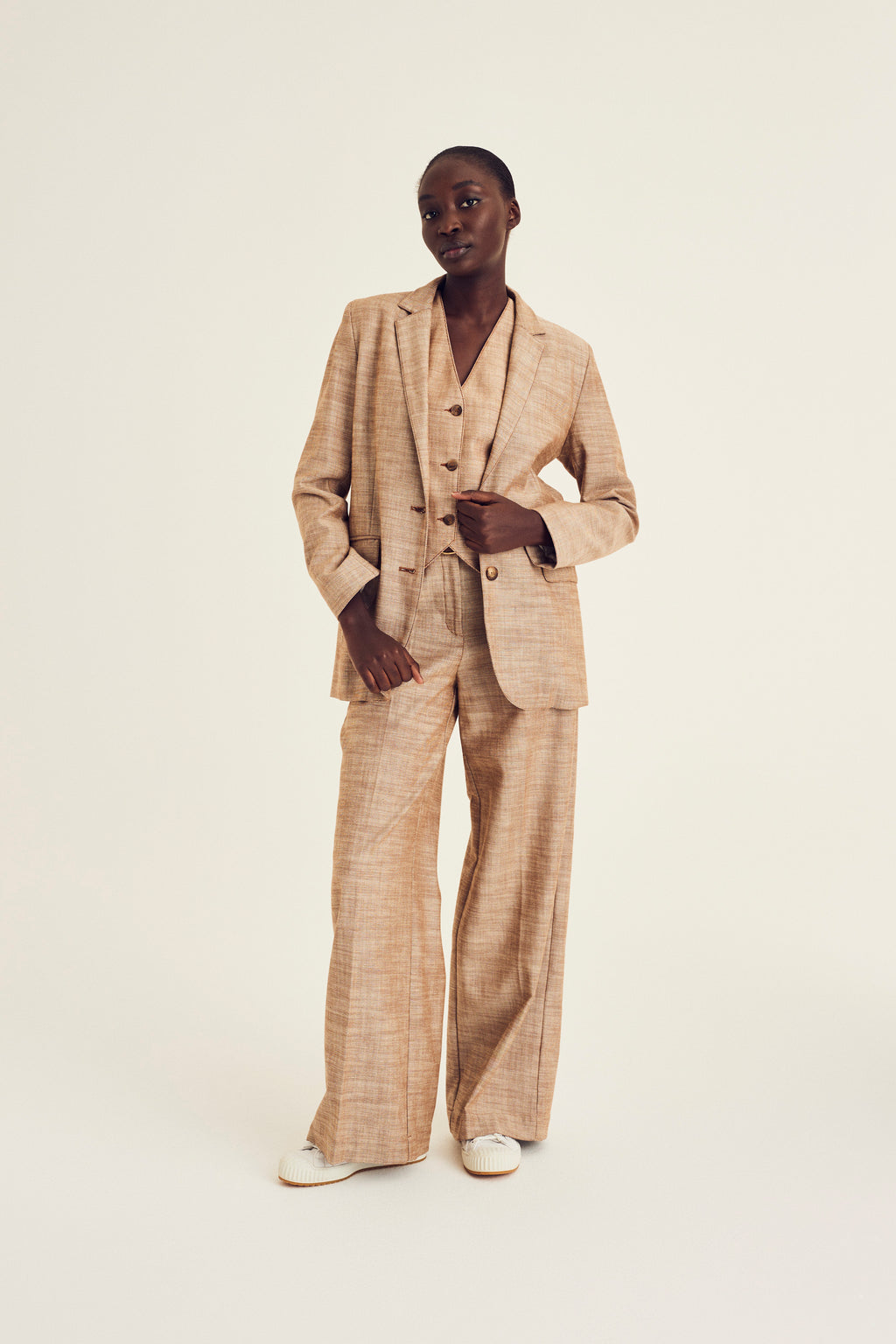 Broeken beige Terre Bleue