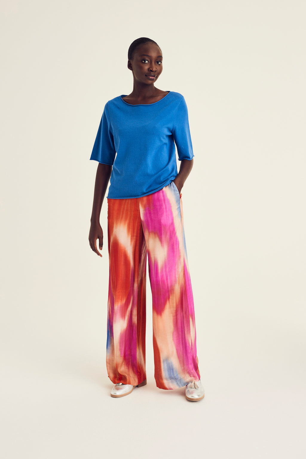 Broeken rood Terre Bleue