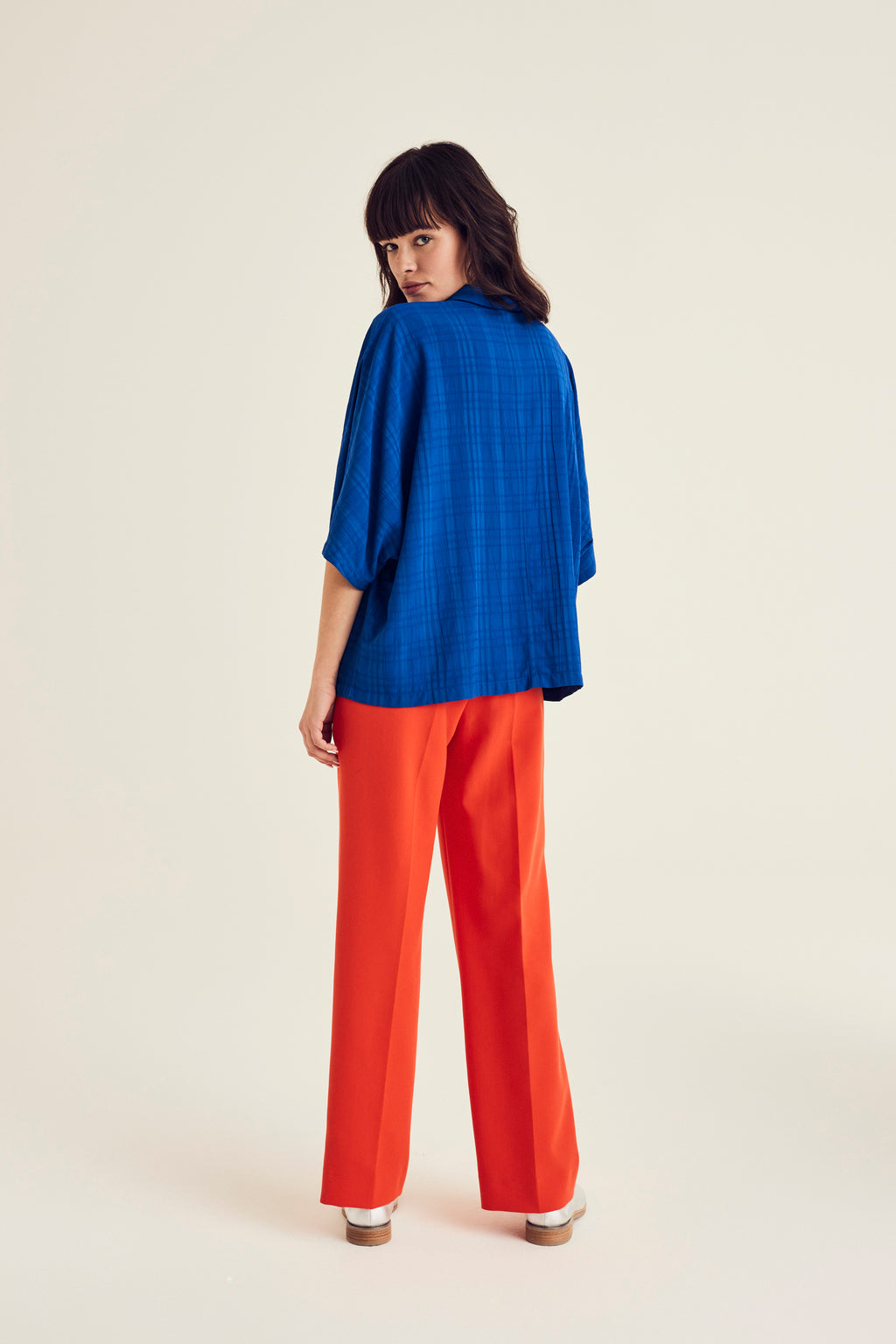 Blouses lange mouw blauw Terre Bleue