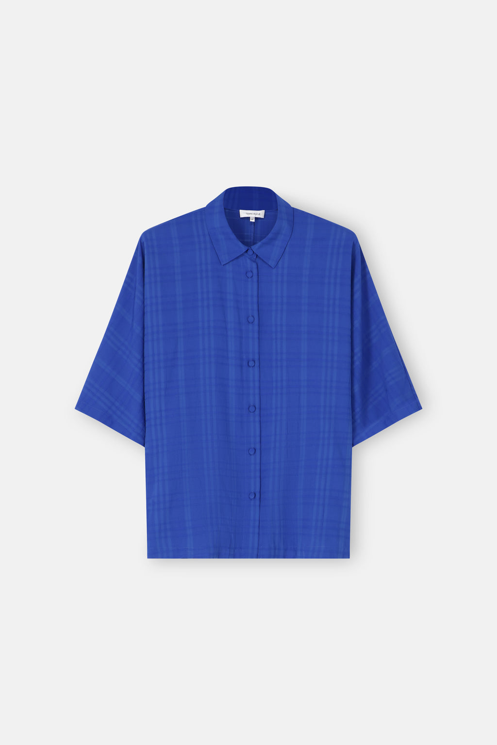 Blouses lange mouw blauw Terre Bleue