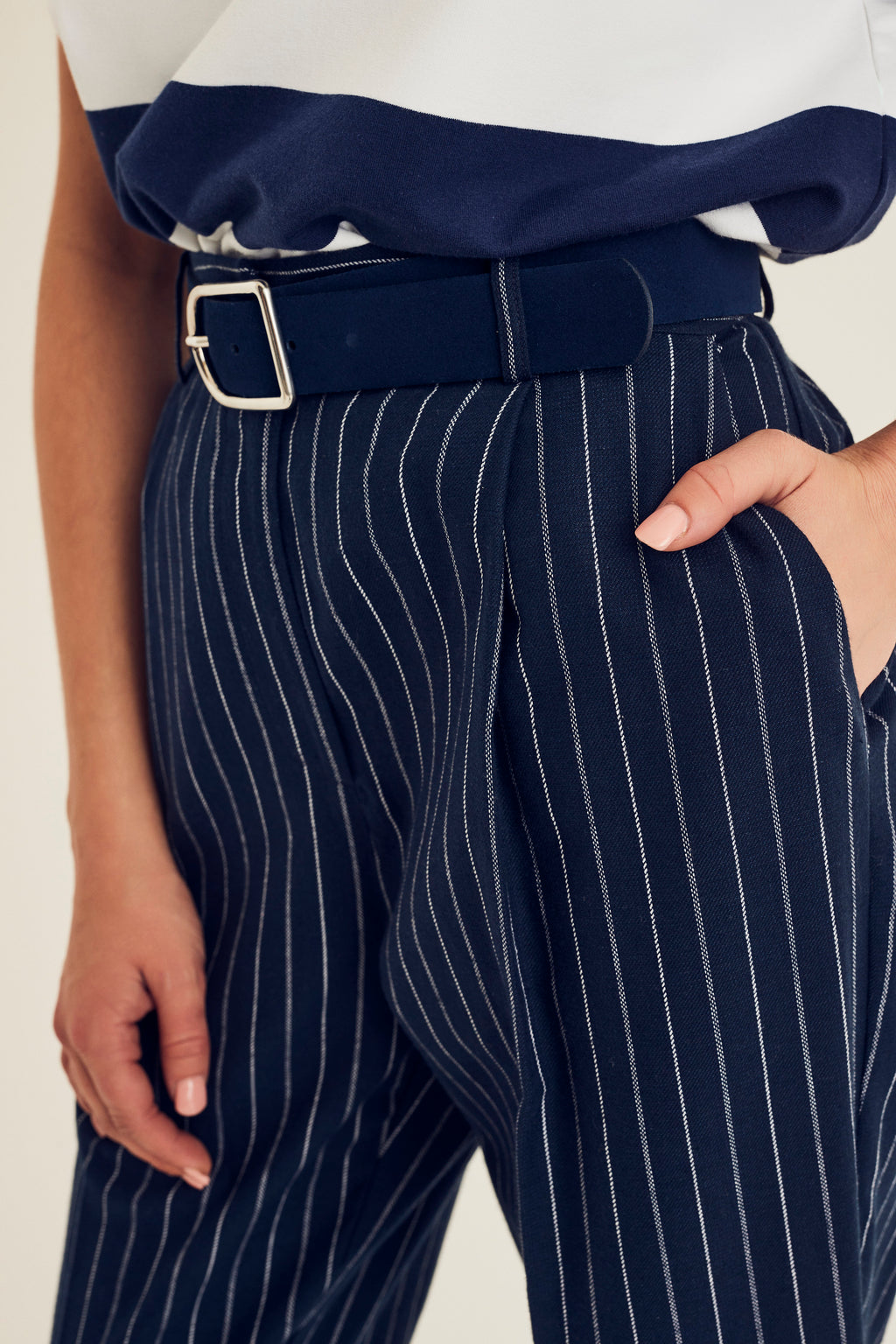 Broeken navy Terre Bleue