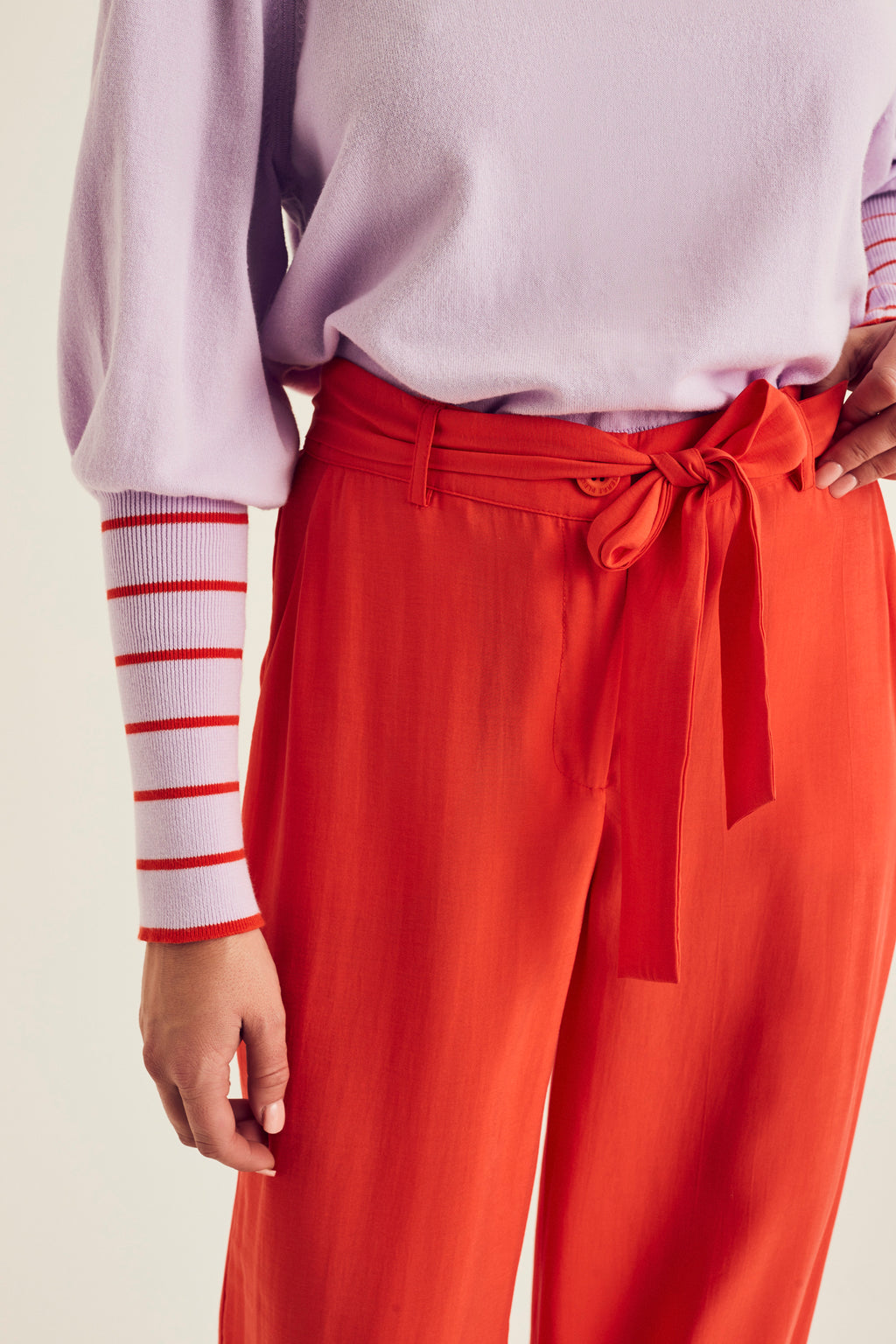 Broeken rood Terre Bleue