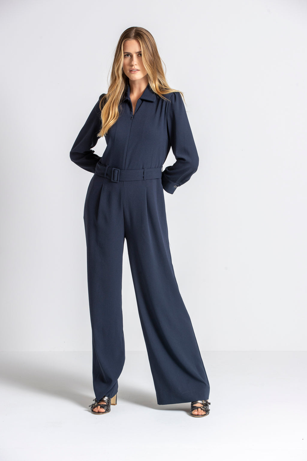 Jumpsuits lange mouw navy Gigue