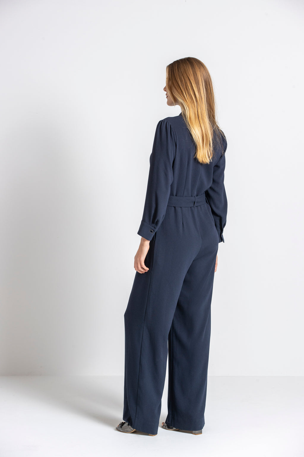 Jumpsuits lange mouw navy Gigue