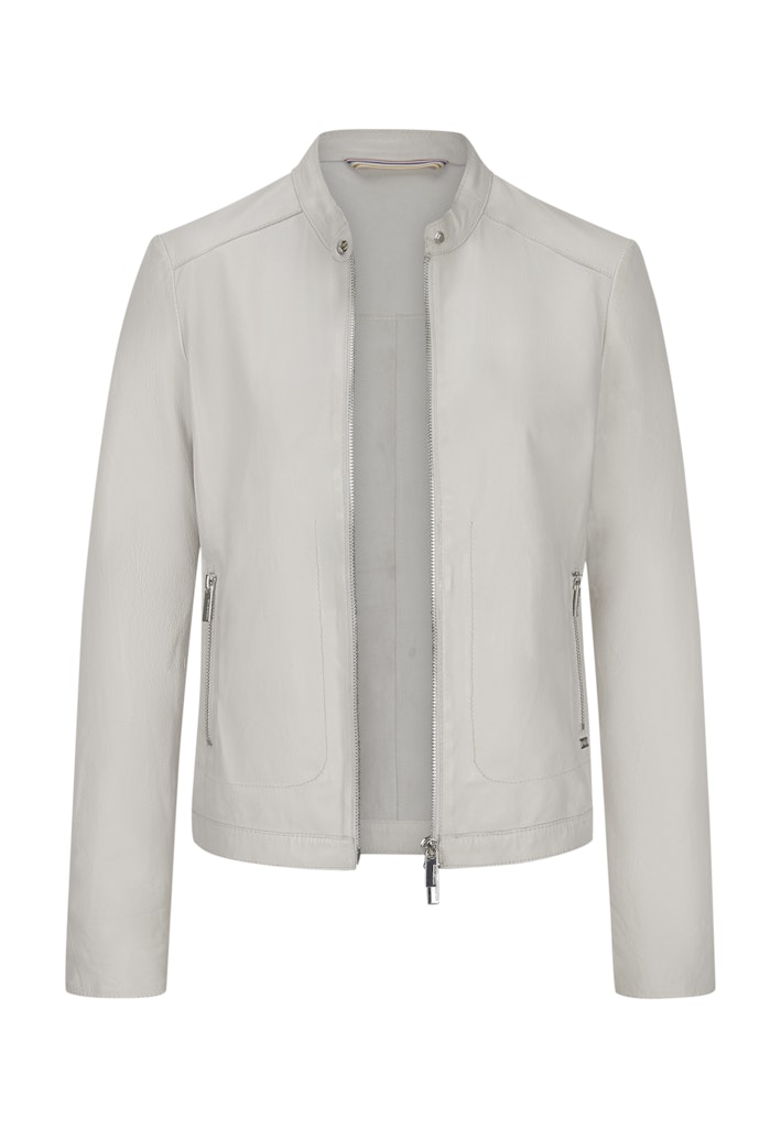 Leren jassen wit Milestone