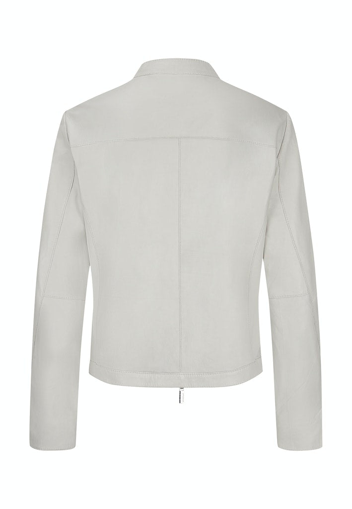 Leren jassen wit Milestone