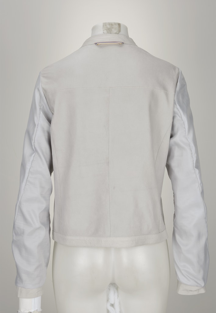 Leren jassen wit Milestone