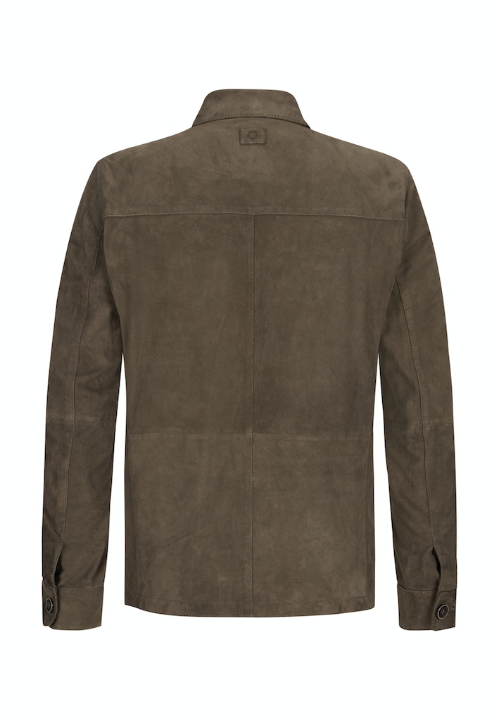 Leren jassen bruin Milestone