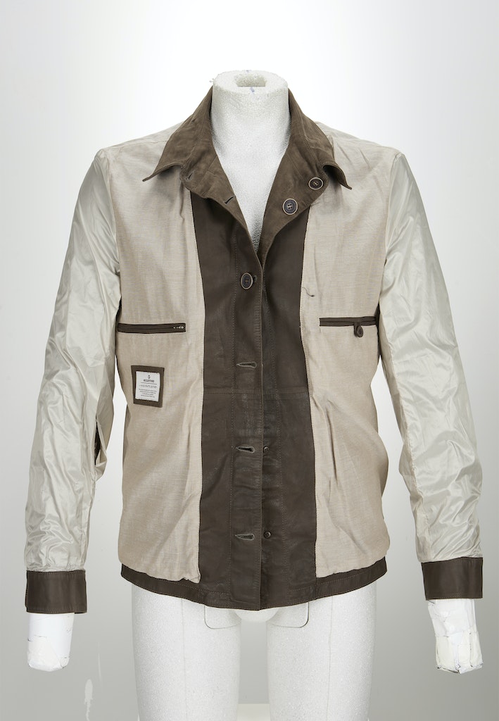 Leren jassen bruin Milestone